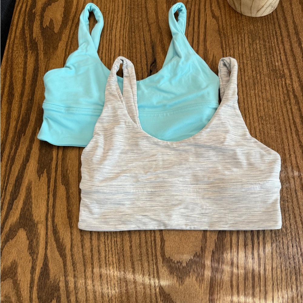 2 Lulu sports bras